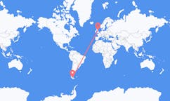 Flüge von der Stadt Punta Arenas in die Stadt Durham, England