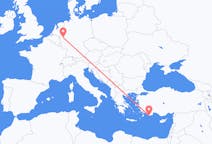 出发地 希腊出发地 卡斯泰洛里佐目的地 德国科隆的航班