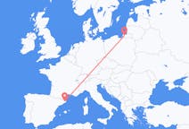 Fly fra Kaliningrad til Girona
