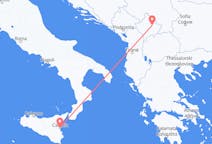 Flyreiser fra Priština, til Catania
