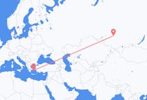 Flights from Kemerovo, Russia to Mykonos, Greece