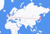 Flyrejser fra Asahikawa, Japan til Bruxelles, Belgien