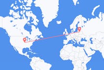 Flyreiser fra Columbia, USA til Vilnius, Litauen