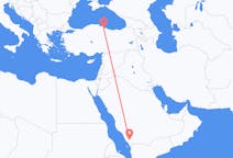 Flights from Abha, Saudi Arabia to Samsun, Turkey