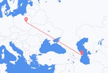 Flyg från Baku, Azerbajdzjan till Warszawa, Polen
