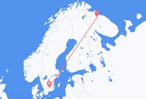 Vluchten van Moermansk naar Växjö