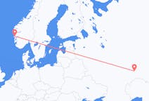 Vols de Samara, Russie pour Bergen, Norvège