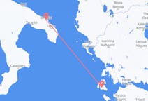 Flyg från Kefallinia, Grekland till Brindisi, Italien