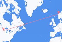 Flyg från Minneapolis till Ålesund