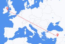 Vluchten van Kahramanmaraş naar Dublin
