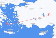 Fly fra Nevşehir til Plaka, Milos