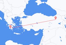 Fly fra Erzurum til Kalamata