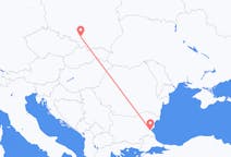 Flights from Burgas in Bulgaria to Katowice in Poland