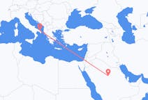 Flights from Al-Qassim Region to Brindisi