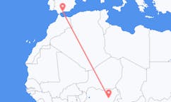 Flights from Gombe to Málaga