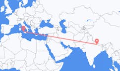 Flyrejser fra Siddharthanagar, Nepal til Trapani, Italien