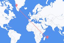 Flights from Mauritius Island to Kangerlussuaq