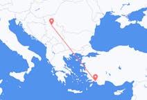 Flyg från Belgrad, Serbien till Dalaman, Turkiet