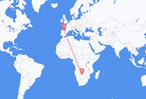 Flyreiser fra Maun, Botswana til Santander, Spania