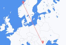 Fly fra Ørland til București