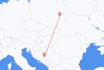 Flyreiser fra Sarajevo, til Lublin