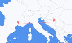 Flyg från Tuzla, Bosnien och Hercegovina till Nimes, Frankrike