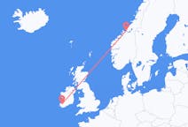 Vols depuis la ville de Ørland vers la ville de Comté de Kerry