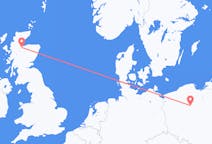 Flyreiser fra Inverness, til Bydgoszcz