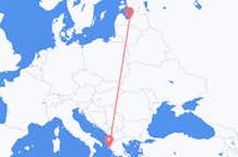 Flyg från Riga till Korfu