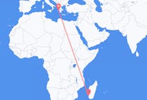 出发地 马达加斯加圖利亞拉目的地 希腊扎金索斯島的航班