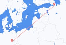 Flug frá Sankti Pétursborg, Rússlandi til Leipzig, Þýskalandi