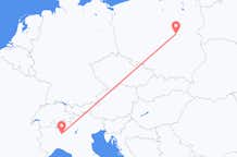 Flights from Warsaw to Milan