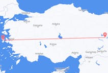 出发地 土耳其从 埃拉泽目的地 希腊希俄斯的航班
