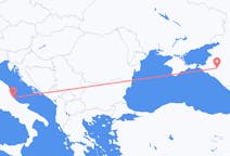 Vols depuis la ville de Krasnodar vers la ville de Pescara