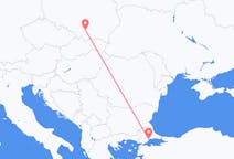 出发地 土耳其从 泰基尔达目的地 波兰克拉科夫的航班