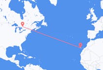 Vols de North Bay, le Canada vers Santa Cruz de Ténérife, Espagne