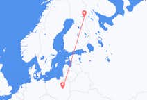 Flüge von Kuusamo, nach Warschau
