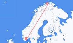 Voli dalla città di Kristiansand per Lakselv