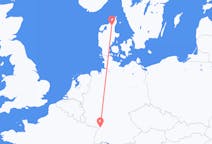 Flyreiser fra Karlsruhe, Tyskland til Aalborg, Danmark