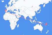 Flyrejser fra Port Vila, Vanuatu til Sevilla, Spanien