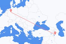 Flyreiser fra Tabriz, Iran til Paderborn, Tyskland