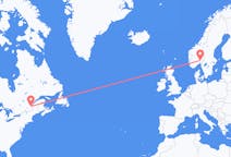 Flyreiser fra Québec, til Oslo