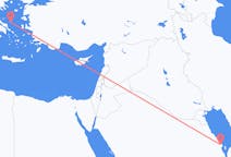 Flyrejser fra Dammam, Saudi-Arabien til Skíros, Grækenland