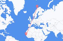 Vols de Bissau, Guinée-Bissau vers Tromso, Norvège
