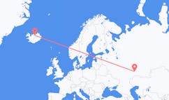 Flights from the city of Samara, Russia to the city of Akureyri, Iceland