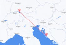 Flights from Zadar, Croatia to Friedrichshafen, Germany