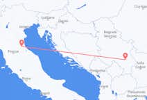 Flyg från Forli, Italien till staden Niš, Serbien