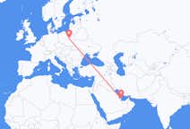 Flyrejser fra Doha til Warszawa