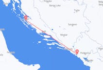 Flyg från Tivat, Montenegro till Zadar, Kroatien