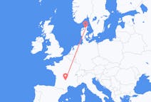 Flights from Aurillac, France to Aalborg, Denmark